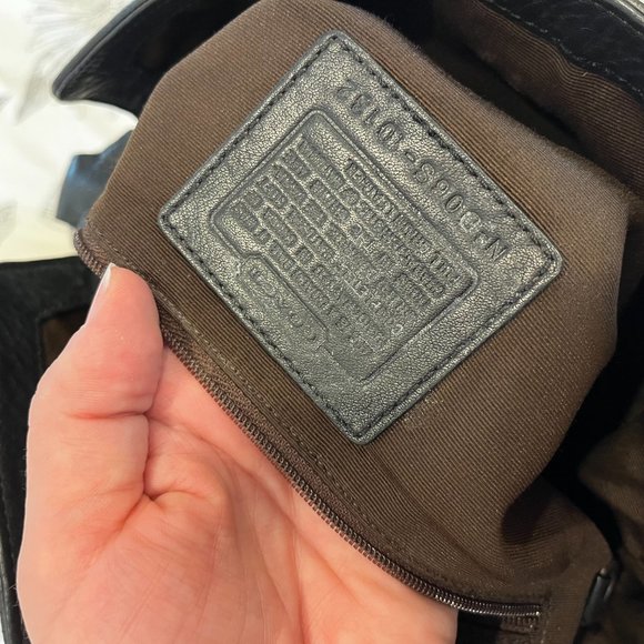 Coach Chelsea Black Soft Pebbled Leather Purse with Turn Lock - Model D06S-10132 - Picture 7 of 8